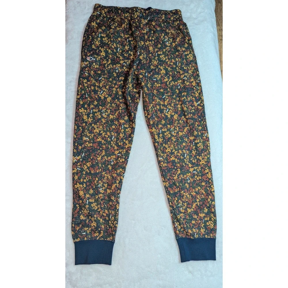 Nike Mens Floral Snakeskin‎ Print Fleece Joggers Midnight Navy FQ6149-410 Medium